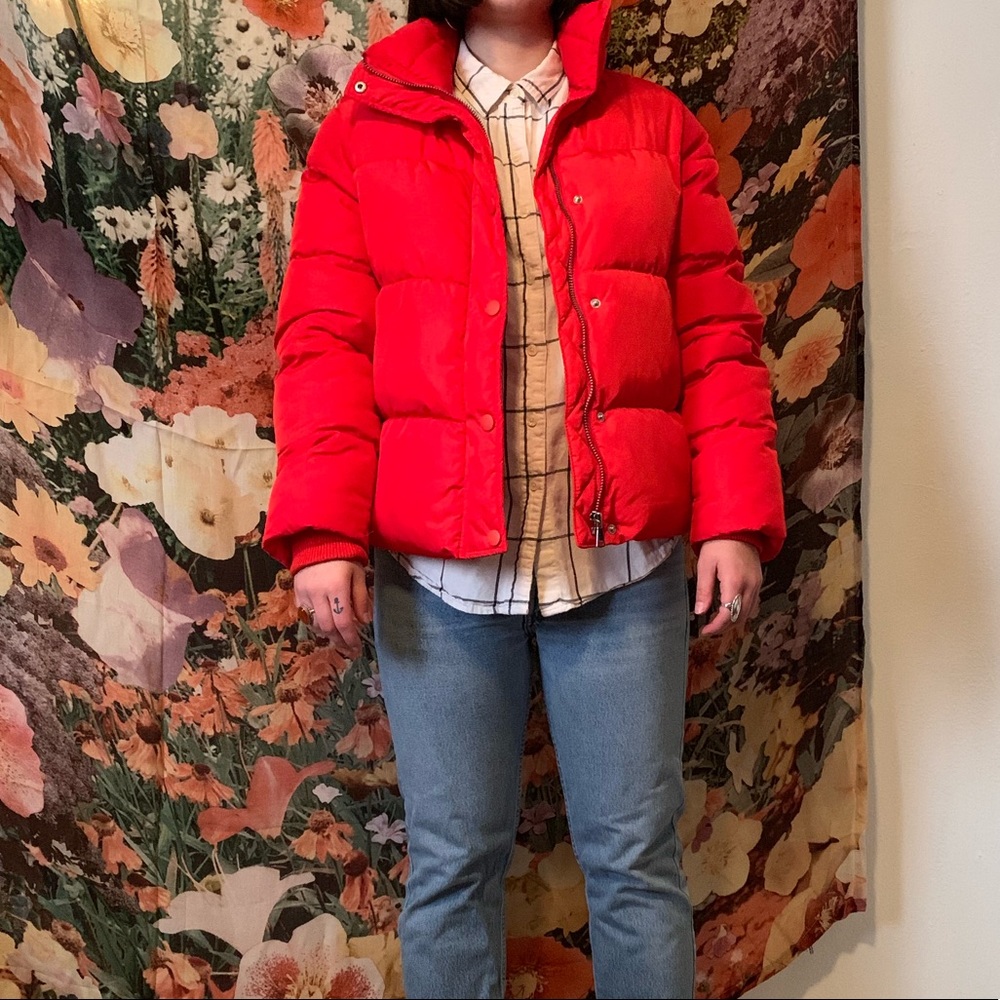 H&M Red puffer jacket